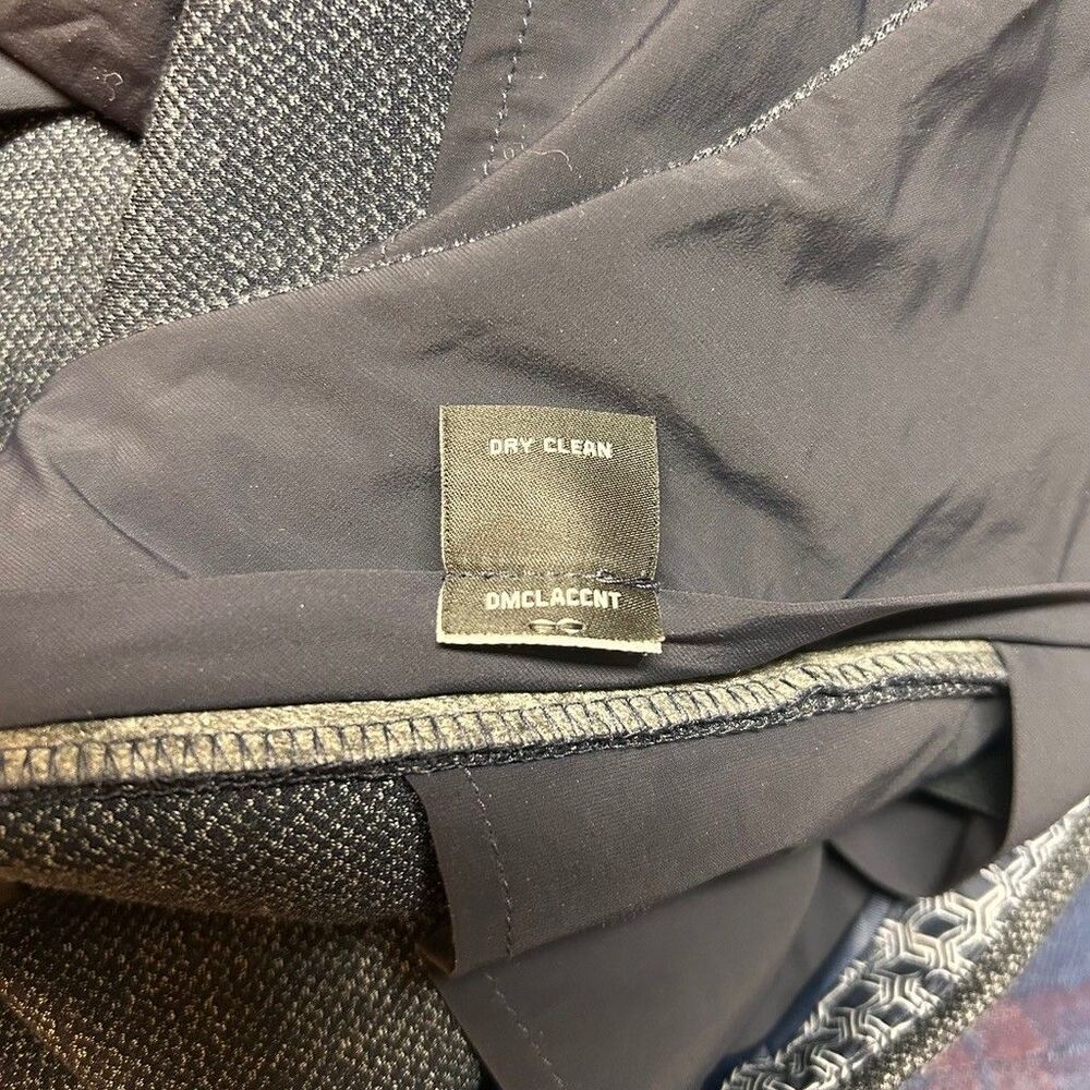 Murano Zac Fit Pants Mens 46x29 Gray Ultimate Modern Comfort Stretch Dress Chino - Picture 9 of 9